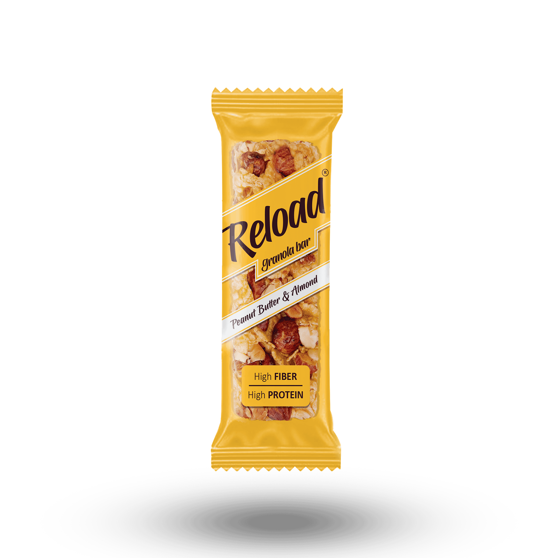 Reload Granola Bar Peanut Butter & Almond Box (6 Bars) Reload